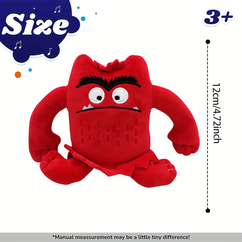 6pcs Adorable Emotional Monster Plush Toys - Soft, Cuddly, Colorful Friends for Kids - Develops Emotional Intelligence, Encourages Empathy, and Fosters Imagination