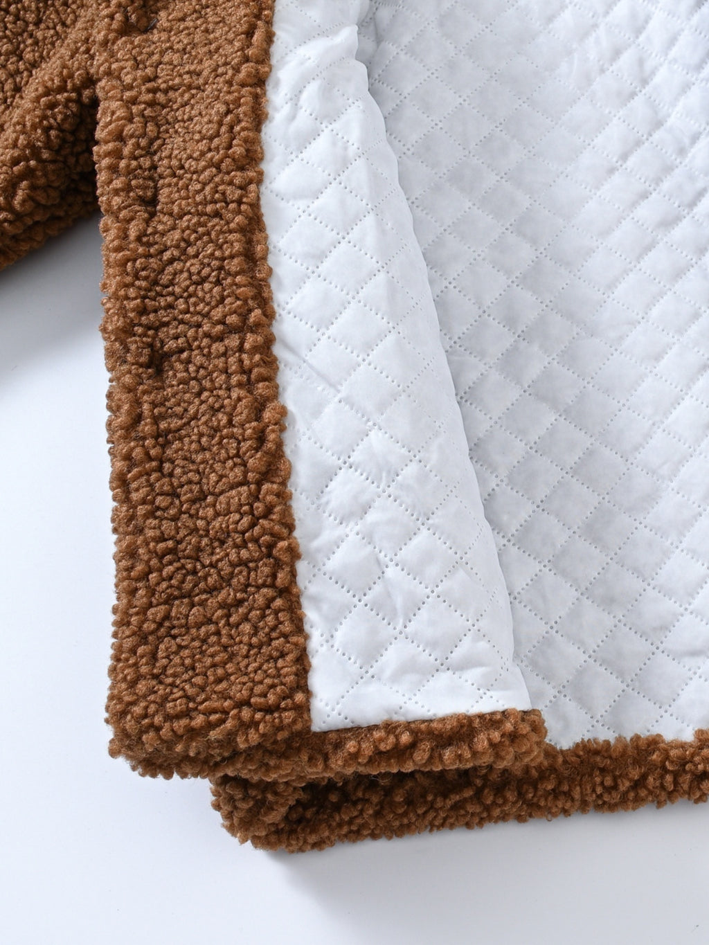 JOMAKE Girls' Winter Coat - Pastel Pink & Ombre Jacket with Button Front Closure,