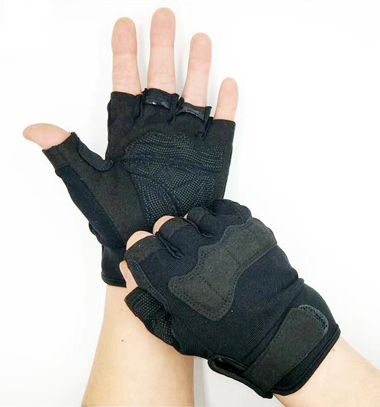 [For Men & Women Half-finger Gloves] Half-finger Gloves For Men And Women For Sports, Cycling, Fitness, Outdoor Activities, Fishing