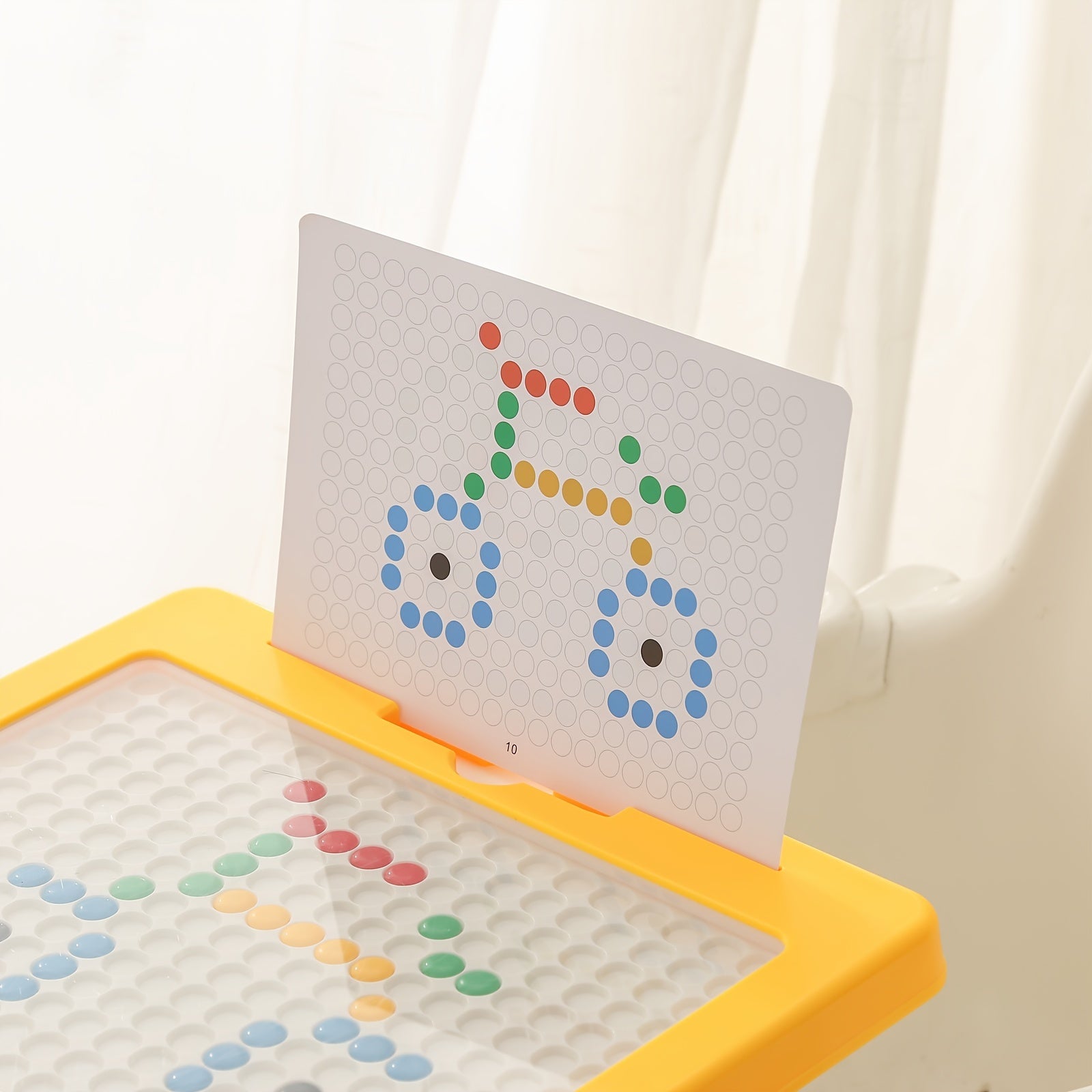 Drawing Board, Cute Pattern On The Double-Sided, Montessori Toys, Improve Picture Colors Recognition Skills