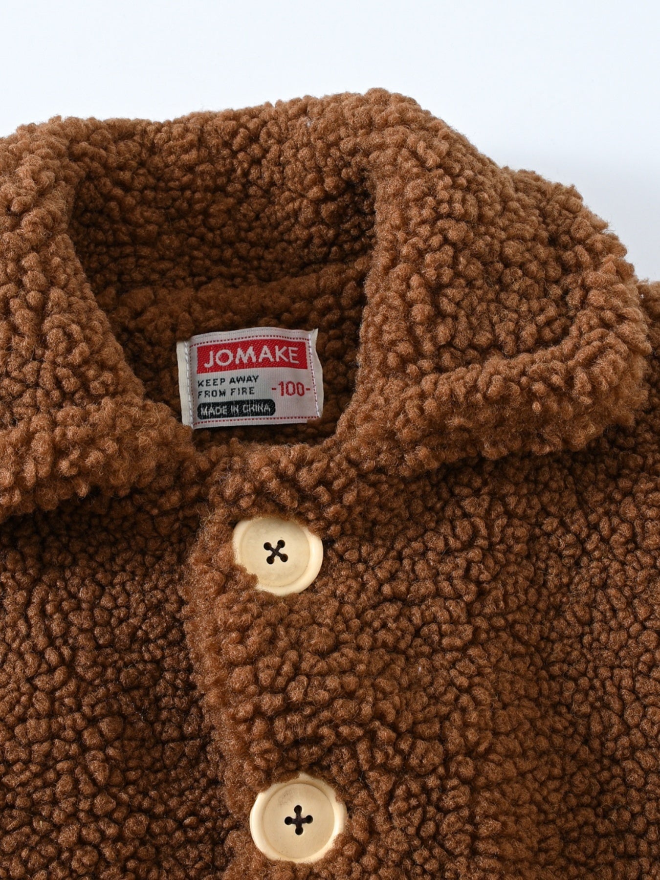 JOMAKE Girls' Winter Coat - Pastel Pink & Ombre Jacket with Button Front Closure,