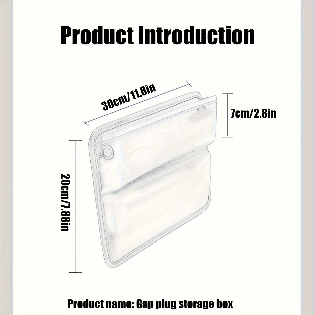 2pcs Automotive Supplies Automotive Slit Storage Box PU Leather Material Car Storage Bag General Car Seat Slot Storage Box Large Capacity