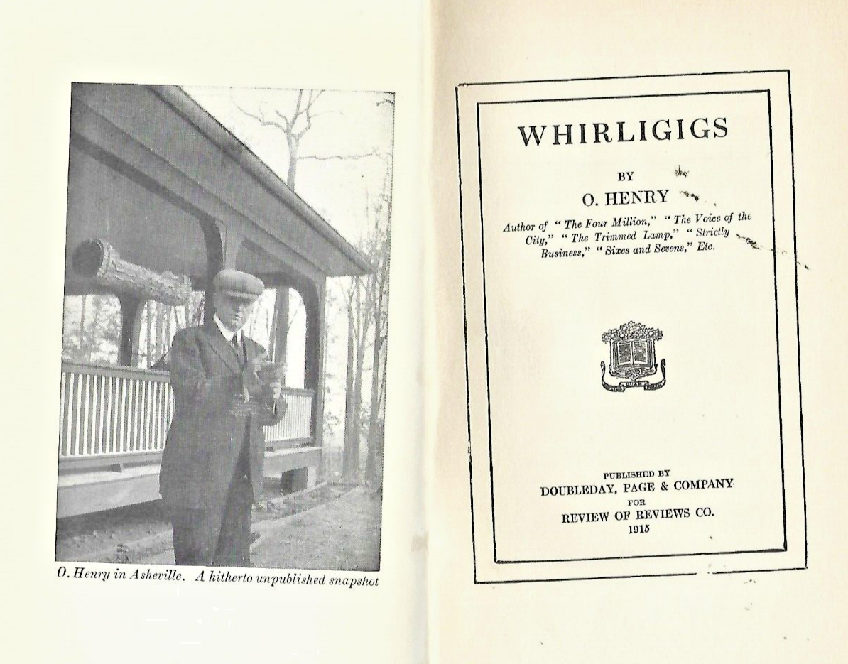 Whirligigs    by O. Henry  1910 HC                                        B-4