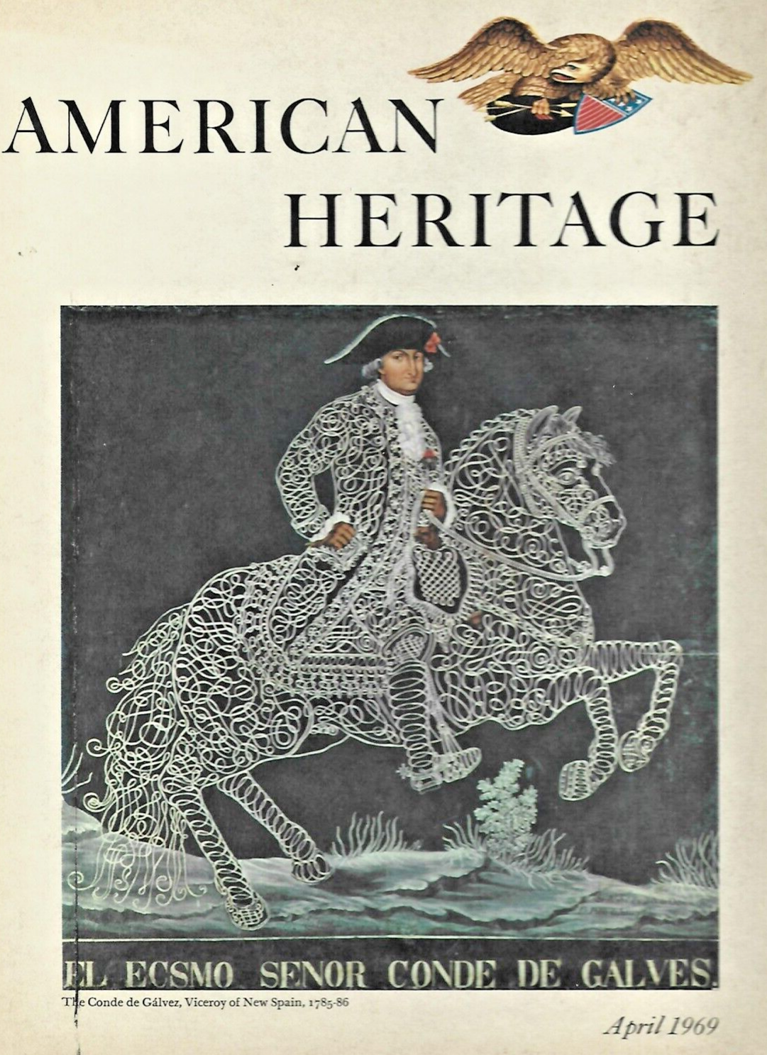 3- American Heritage HC Magazines  Feb 60/April 69/ April 78  VG   B=23