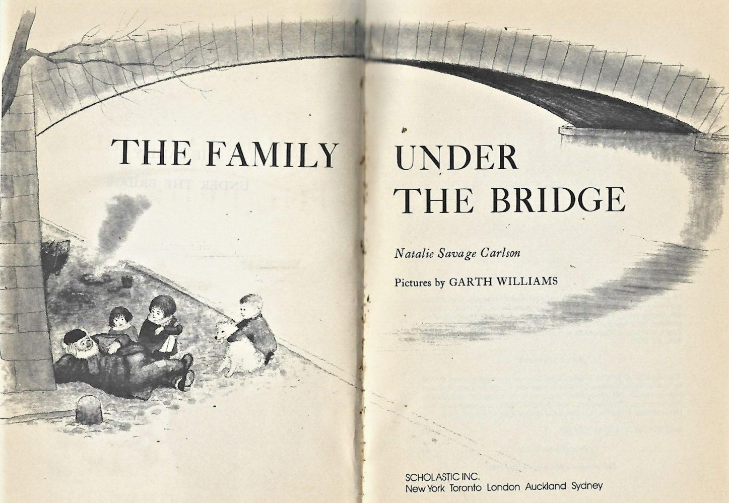 The Family Under The Bridge By Natalie Savage Carlson