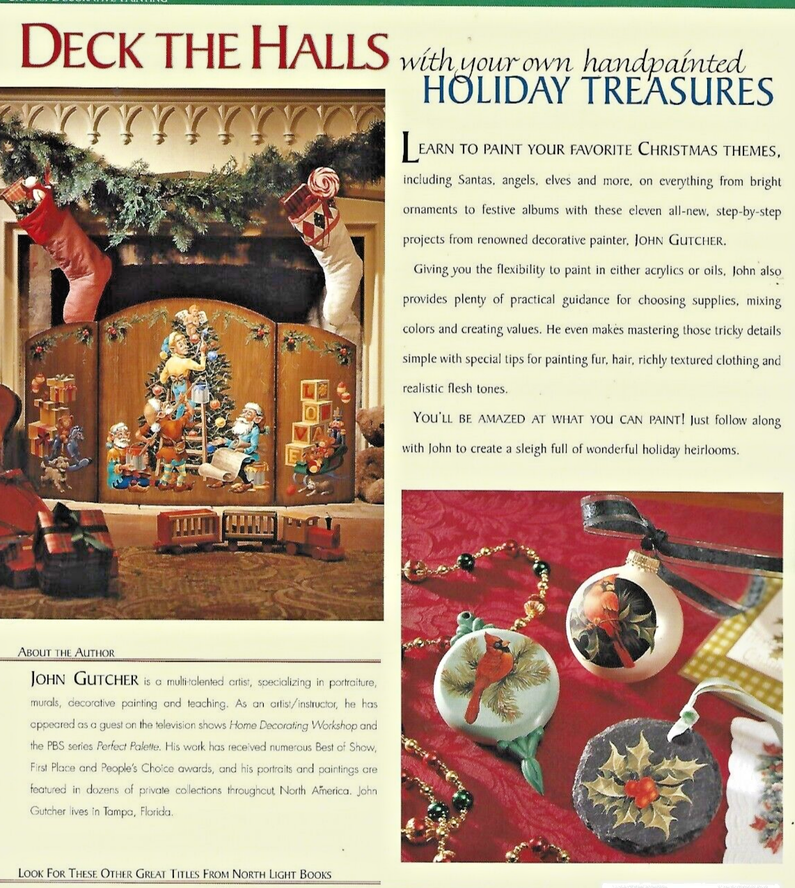 JOY to the WORLD Painting Holiday Heirlooms 2001 P/B                     B-16