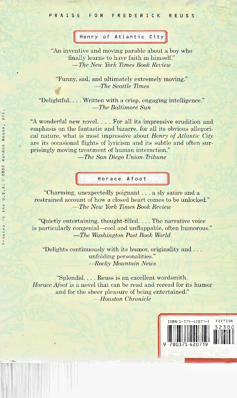 The Wasties : A Novel by Frederick Reuss (2002, Hardcover)                   B-6