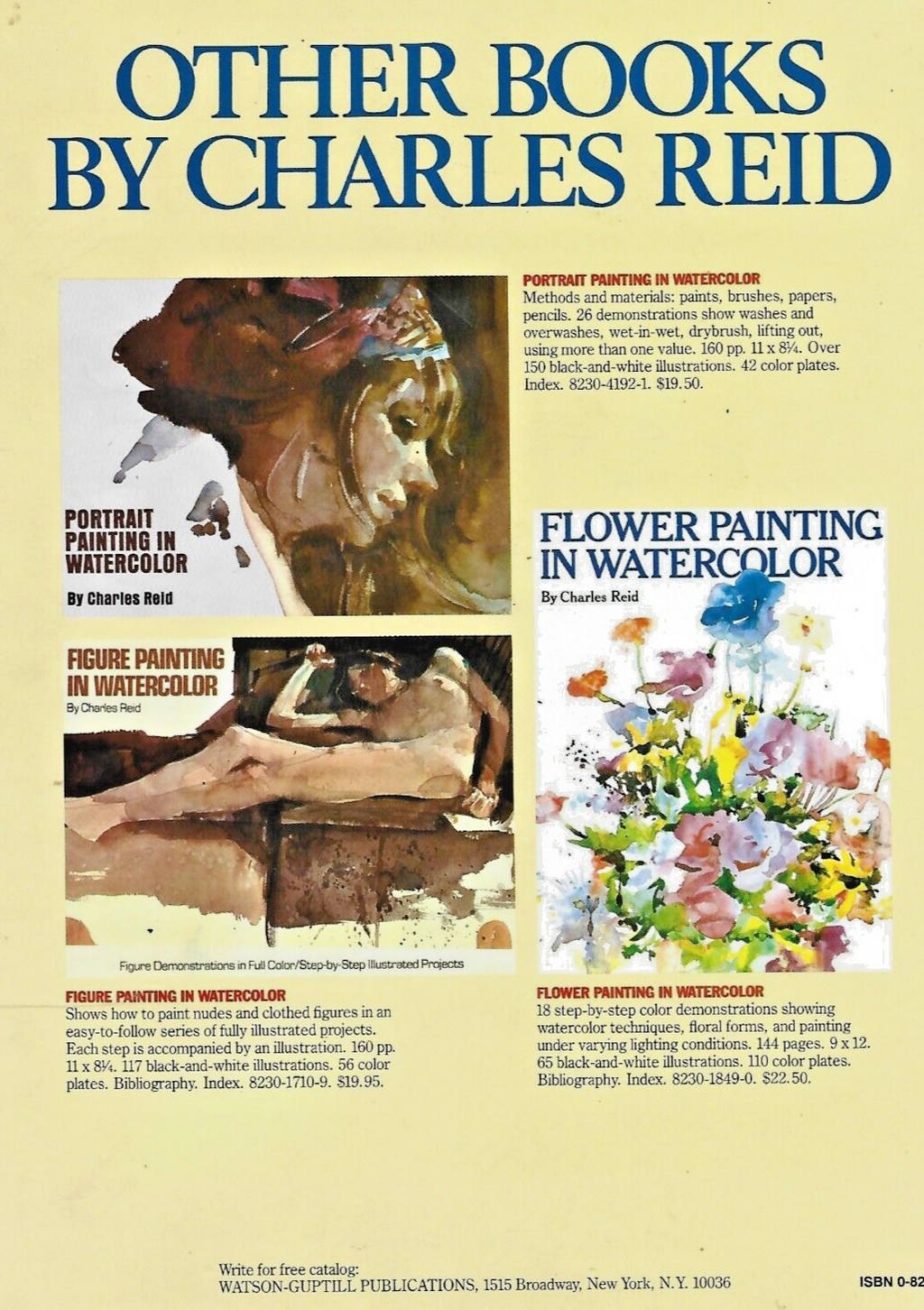 Painting What You See by Charles Reid 1983 HC "MINT Cond"                   B-25