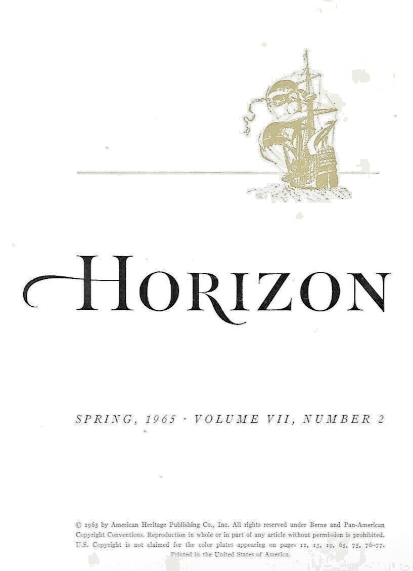 HORIZON MAGAZINE -SPRING 1965--WINTER 1965 -- SPRING 1966 and SUMMER 1966   B-13