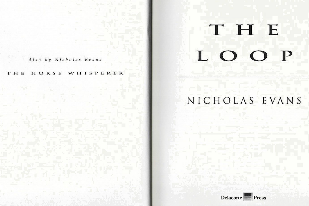 The Loop 1998 HC by Nicholas Evans "VG"                                    B-28