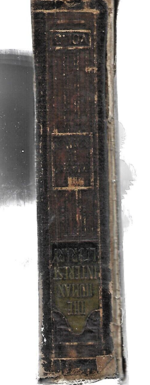 THE HUMAN INTEREST LIBARY VOLUME lll 1921 H/C                             BOX #5