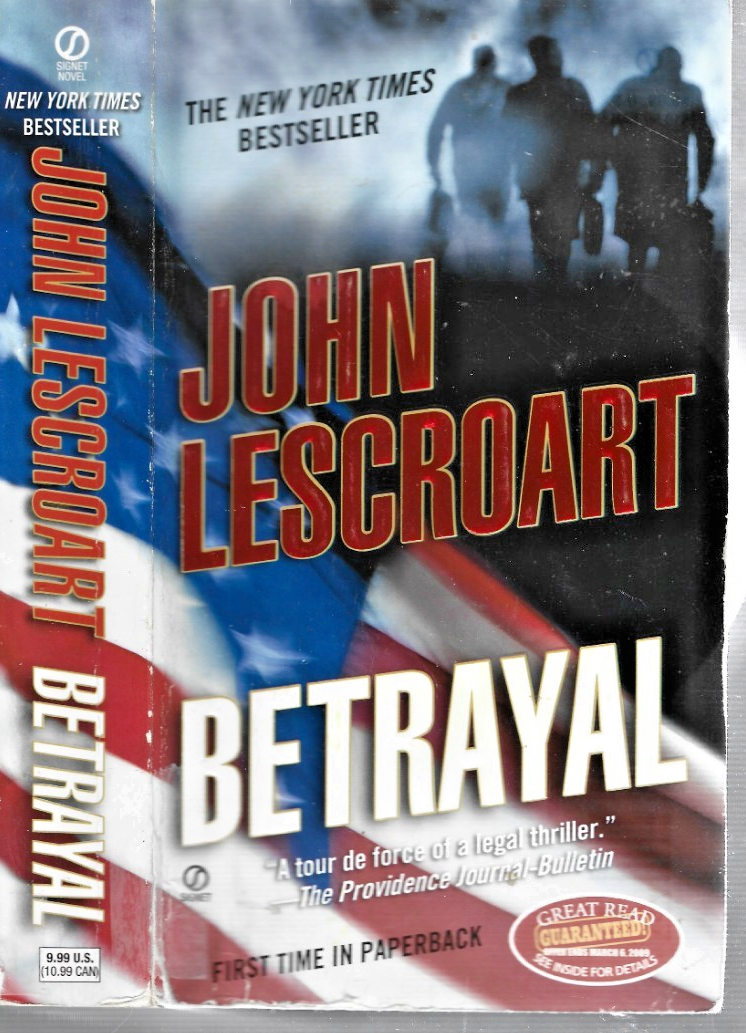Betrayal - Paperback By Lescroart, John - VERY GOOD  B31