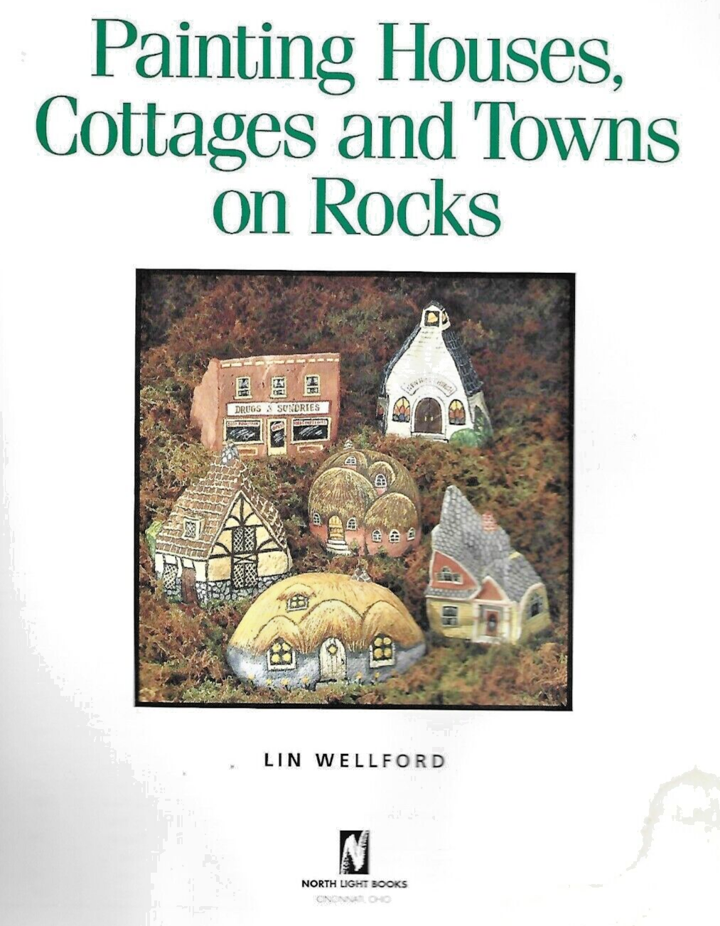 PAINTING HOUSES,COTTAGES and TOWNS on ROCKS 1996                            B-17