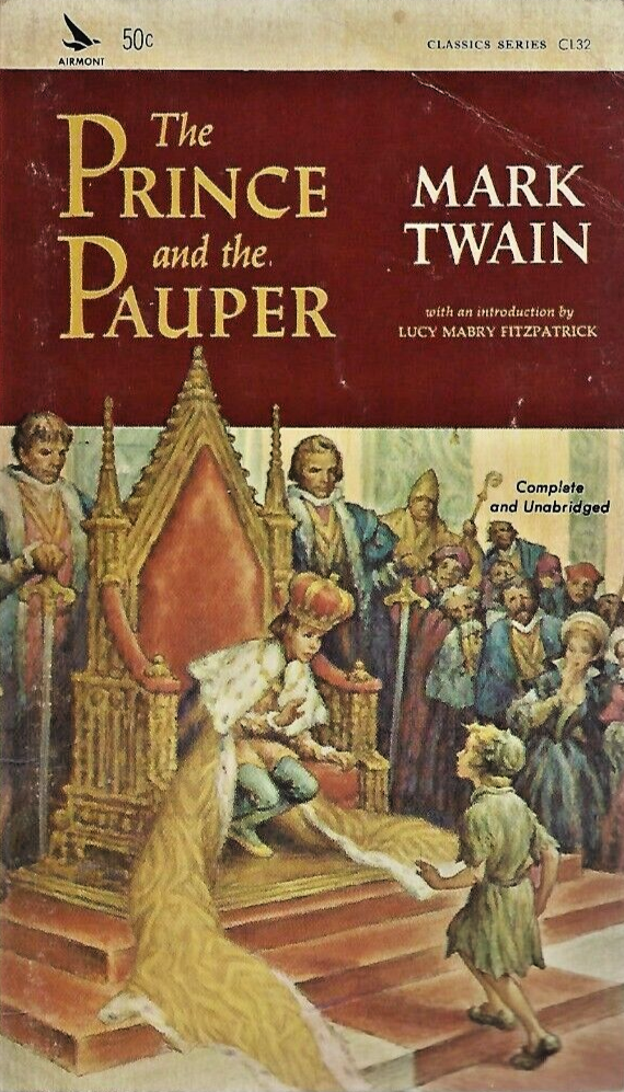 The Prince and the Pauper A 1964 Airmont Classic by Mark Twain B-16