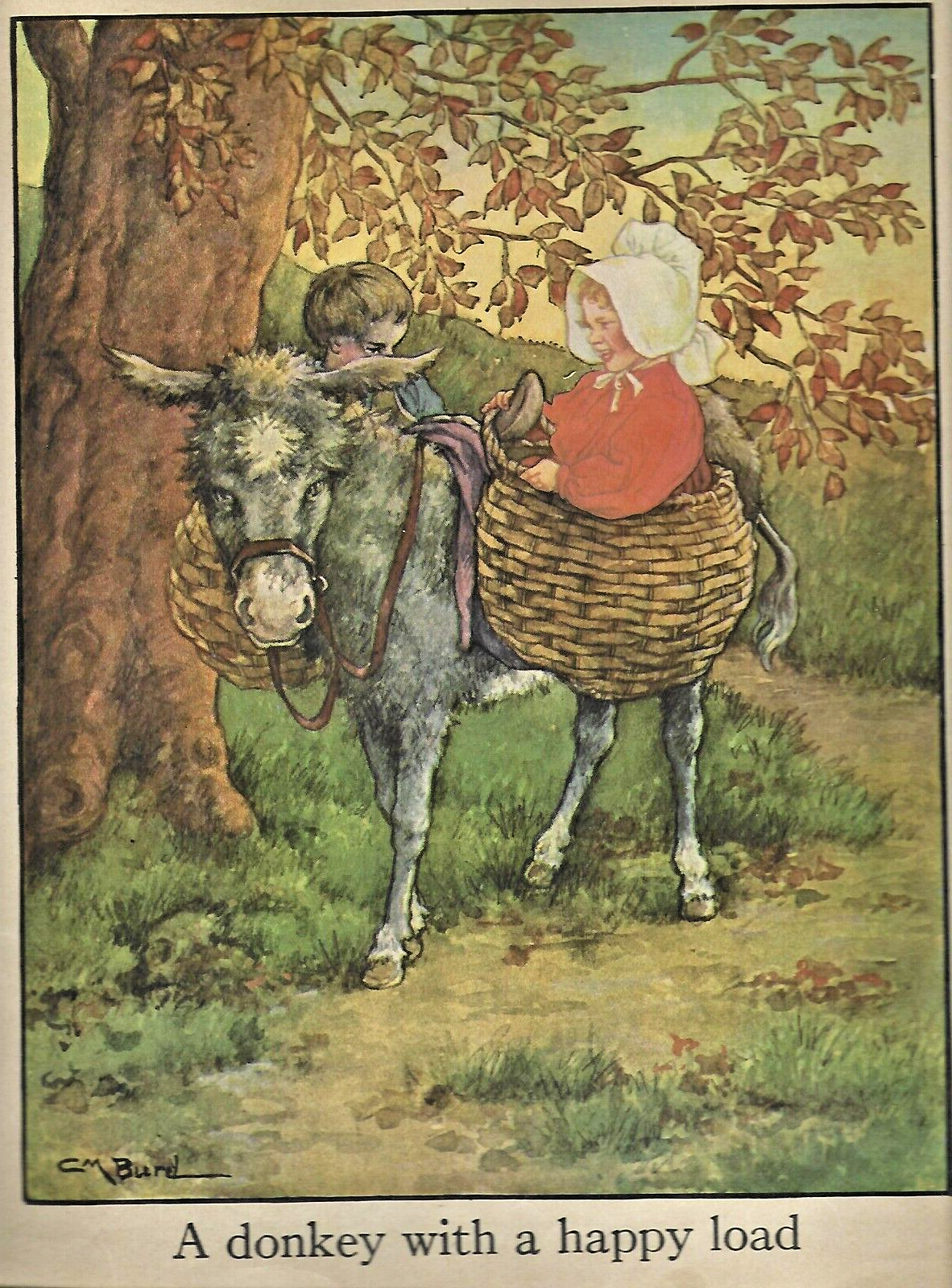 A Child's Garden of Verses Saalfied #935 Vintage Cover w 12 pages C.M. Burd B7