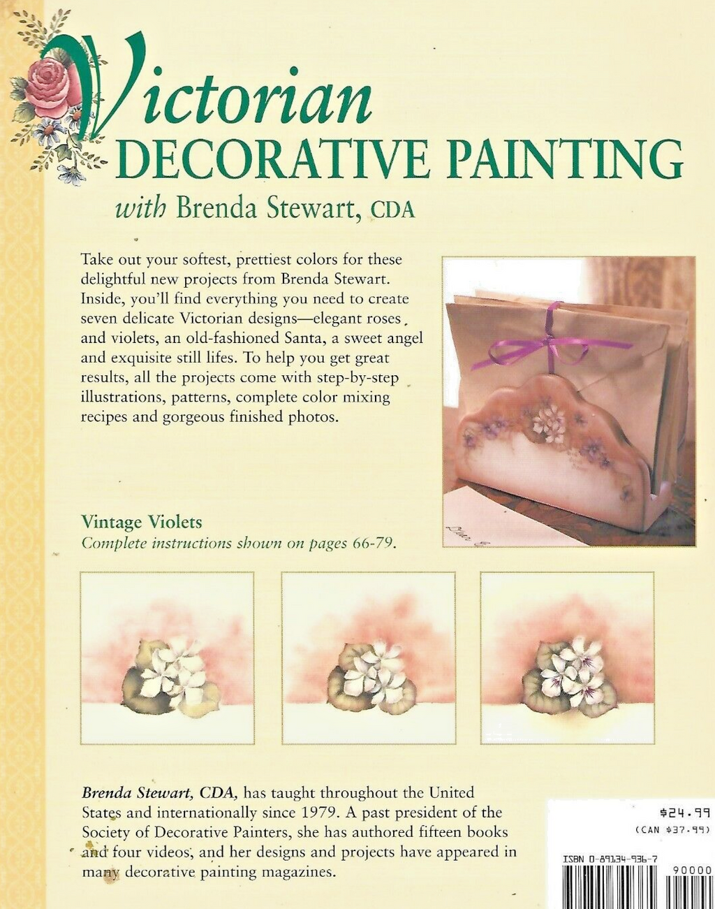 Victorian Decorative Painting by Brenda Stewart 2000 PB "MINT"              B-25