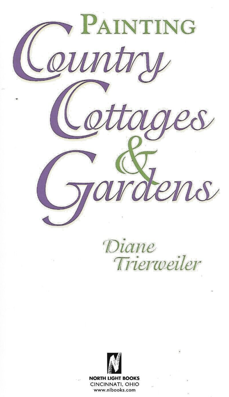 Painting Country Cottages & Gardens 2000 HC "Mint Condition"                B-25