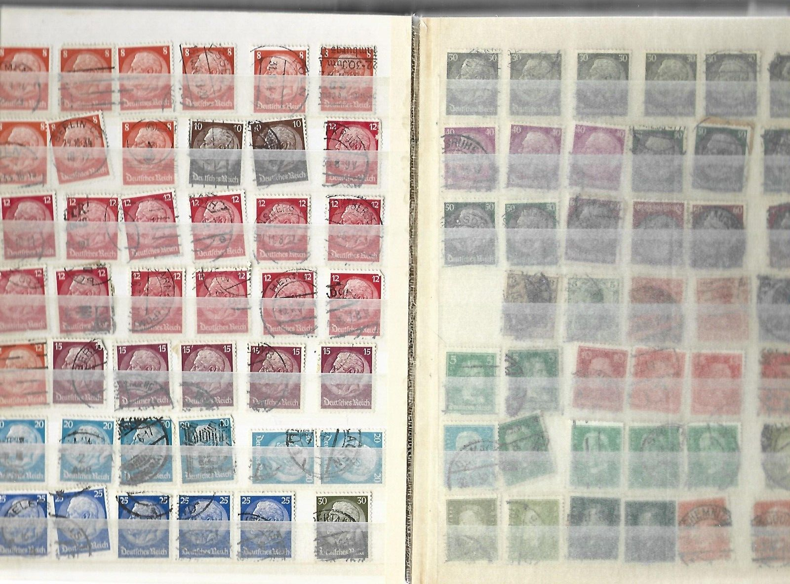 PATENTO 444 Leather Covered Stamp Book VG B-17