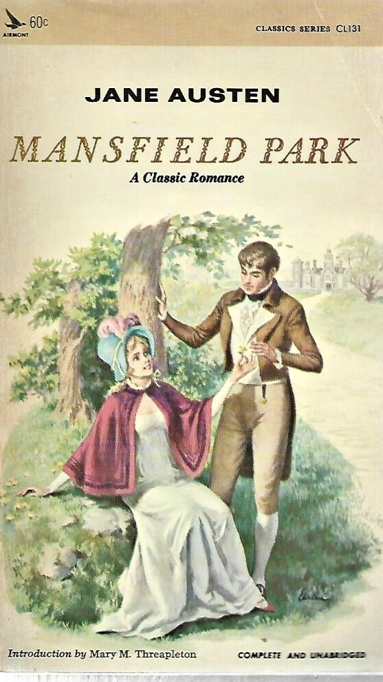 Mansfield Park A 1967 Airmont Classic by Jane Austen"VG" B-16