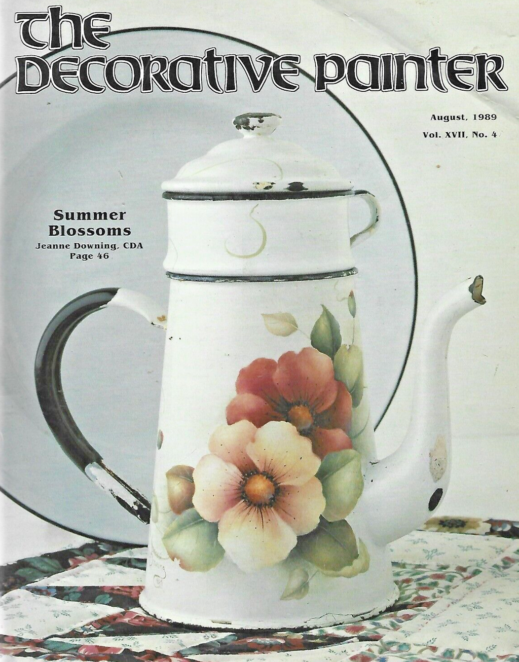 3-THE DECORATIVE PAINTER Magazines 1989/1990"Very Good"                     B-18