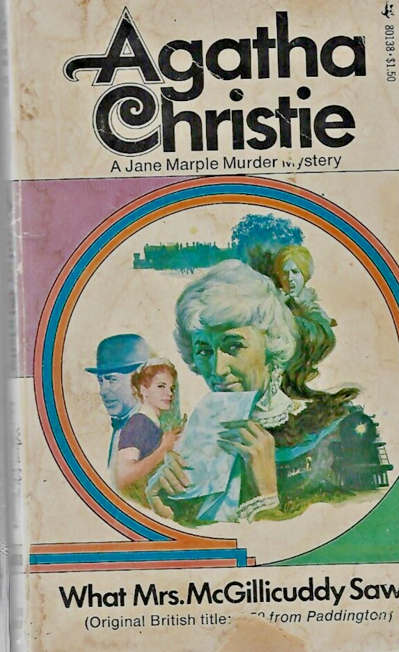 WHAT Mrs. McGILLICUDDY SAW! by Agatha CHRISTIE! 1975 Pocket Books   PB!     B-12