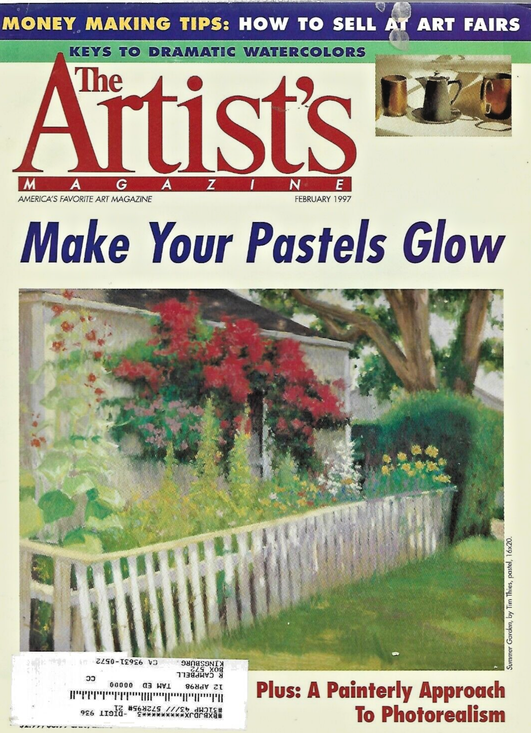 7-ARTIST'S MAGAZINES 1997 " JAN-FEB-MARCH-APRIL-MAY-SEPT-DEC                 B11