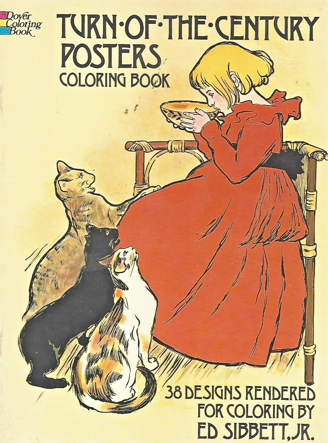 TURN-OF-THE-CENTURY POSTERS COLORING BOOK                                    B-4