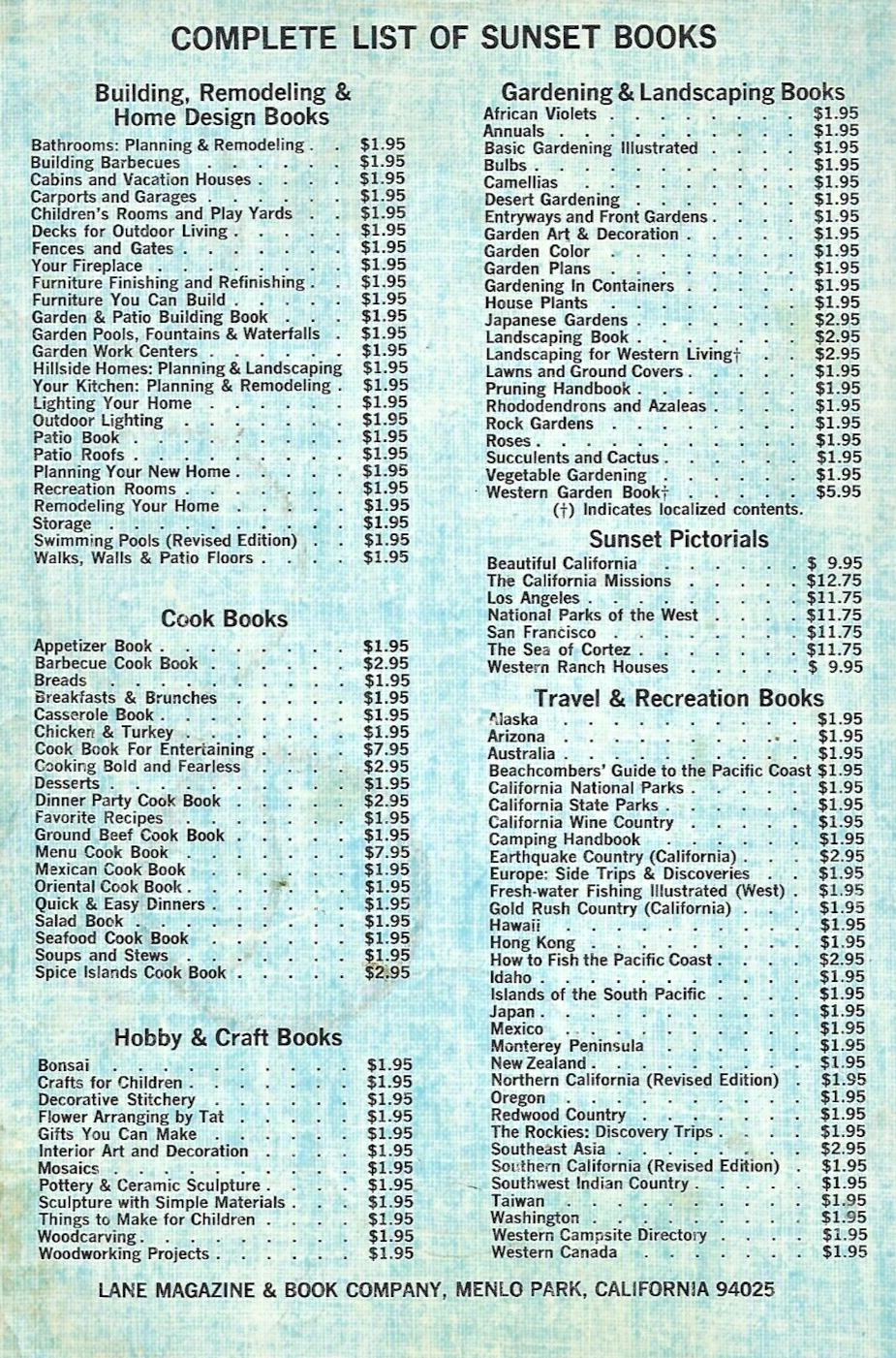 How to Grow Roses A Sunset Book John Paul Edwards Softcover Second Edition  B-12