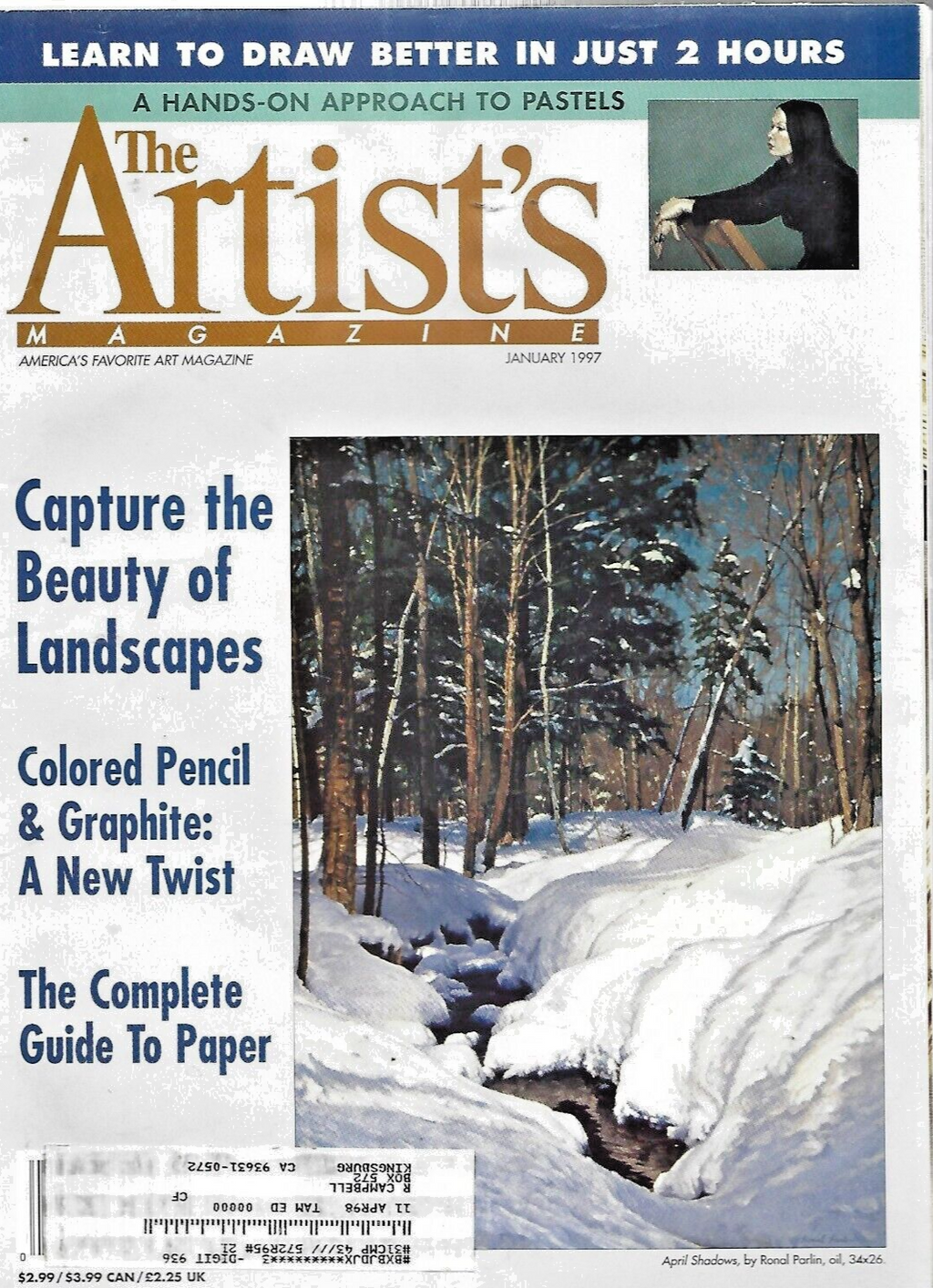 7-ARTIST'S MAGAZINES 1997 " JAN-FEB-MARCH-APRIL-MAY-SEPT-DEC                 B11