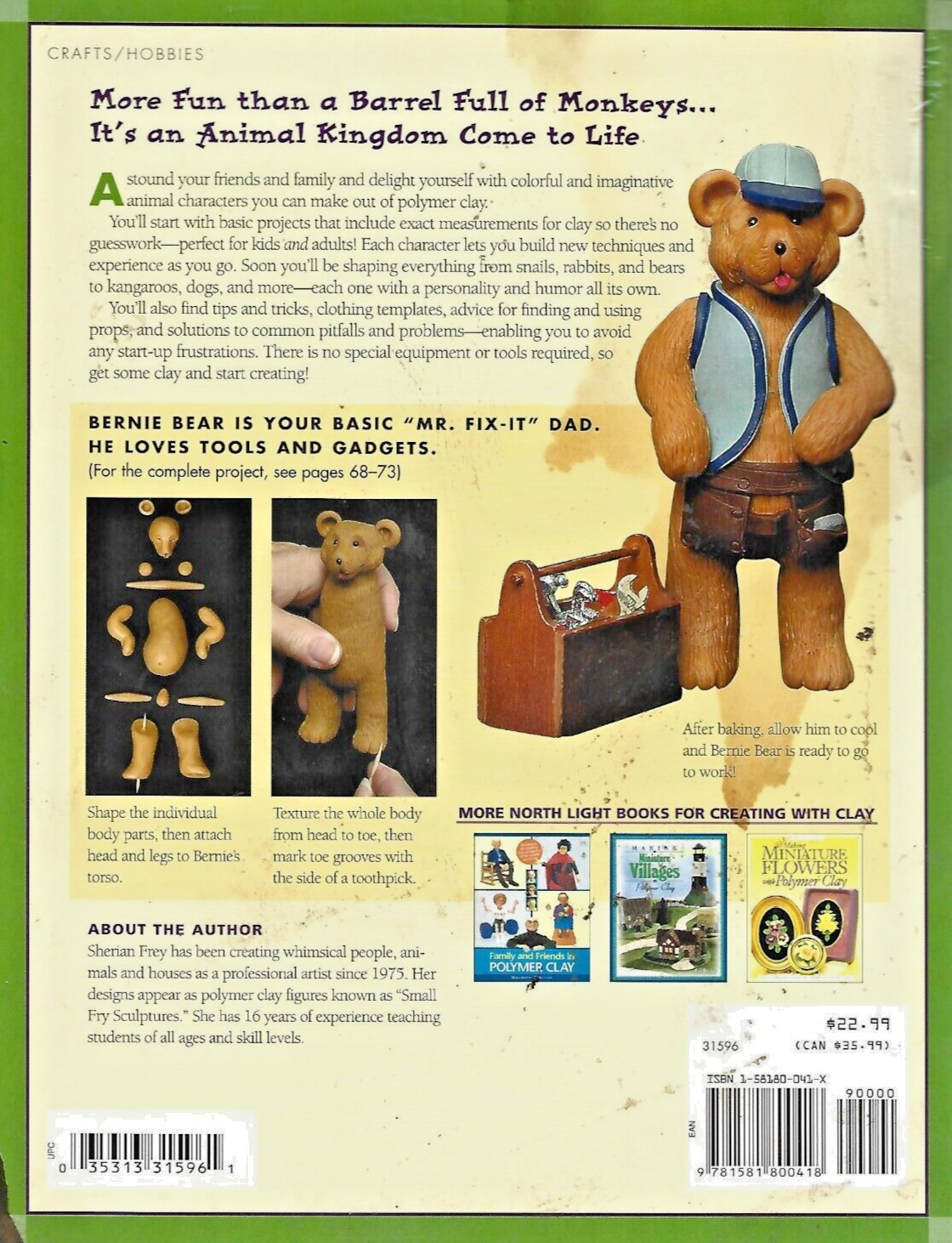 Making Animal Characters with Clay by Sherian Frey 2000, PB                  B-3