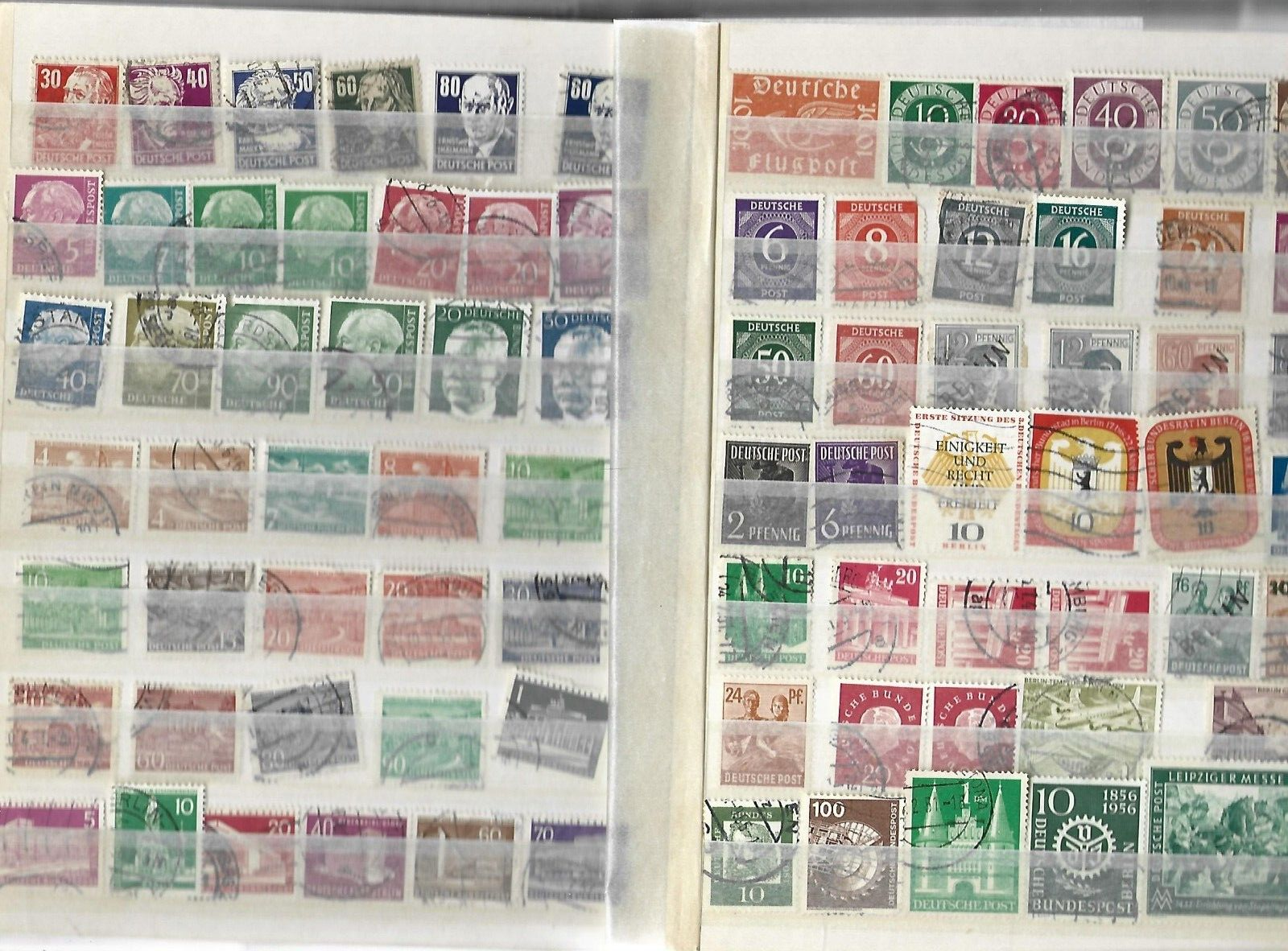 PATENTO 444 Leather Covered Stamp Book VG B-17