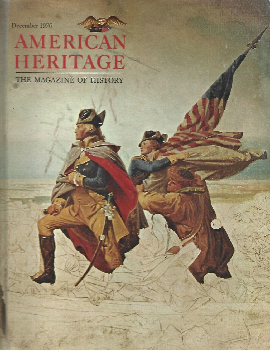 3- AMERICAN HERITAGE HARDCOVER MAGAZINES  AUG/OCT/DEC 1976 B-23