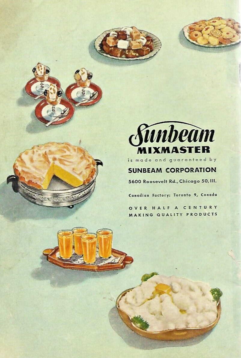 How to get the Most out of your Sunbeam Mixmaster 1948 PB "VG"              B-28