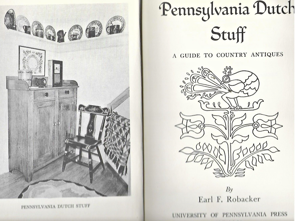 Pennsylvania Dutch Stuff by Earl F. Robacker  1961  HC                      B-1
