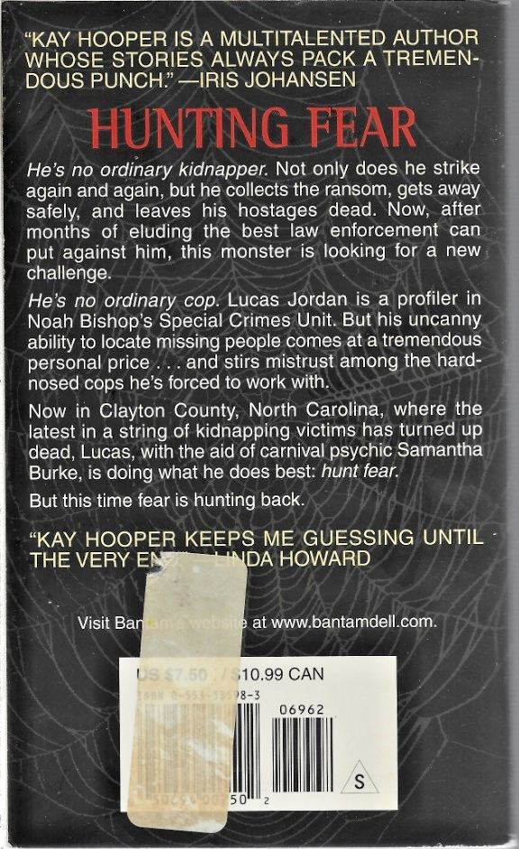 Hunting Fear 2004 PB by Kay Hoope Very Good B-32