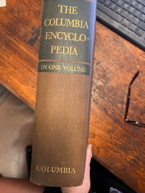 THE COLUMBIA ENCYCLOPEDIA In One Volume  Nineteenth Printing 1946            B-3