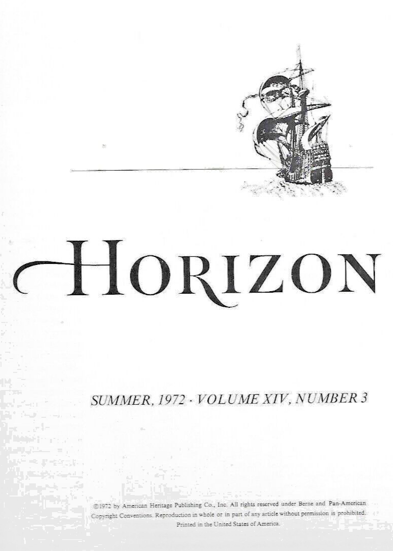 HORIZION, 1972- VOLUME XIV, NUMBER 3 H/C                                    B-12