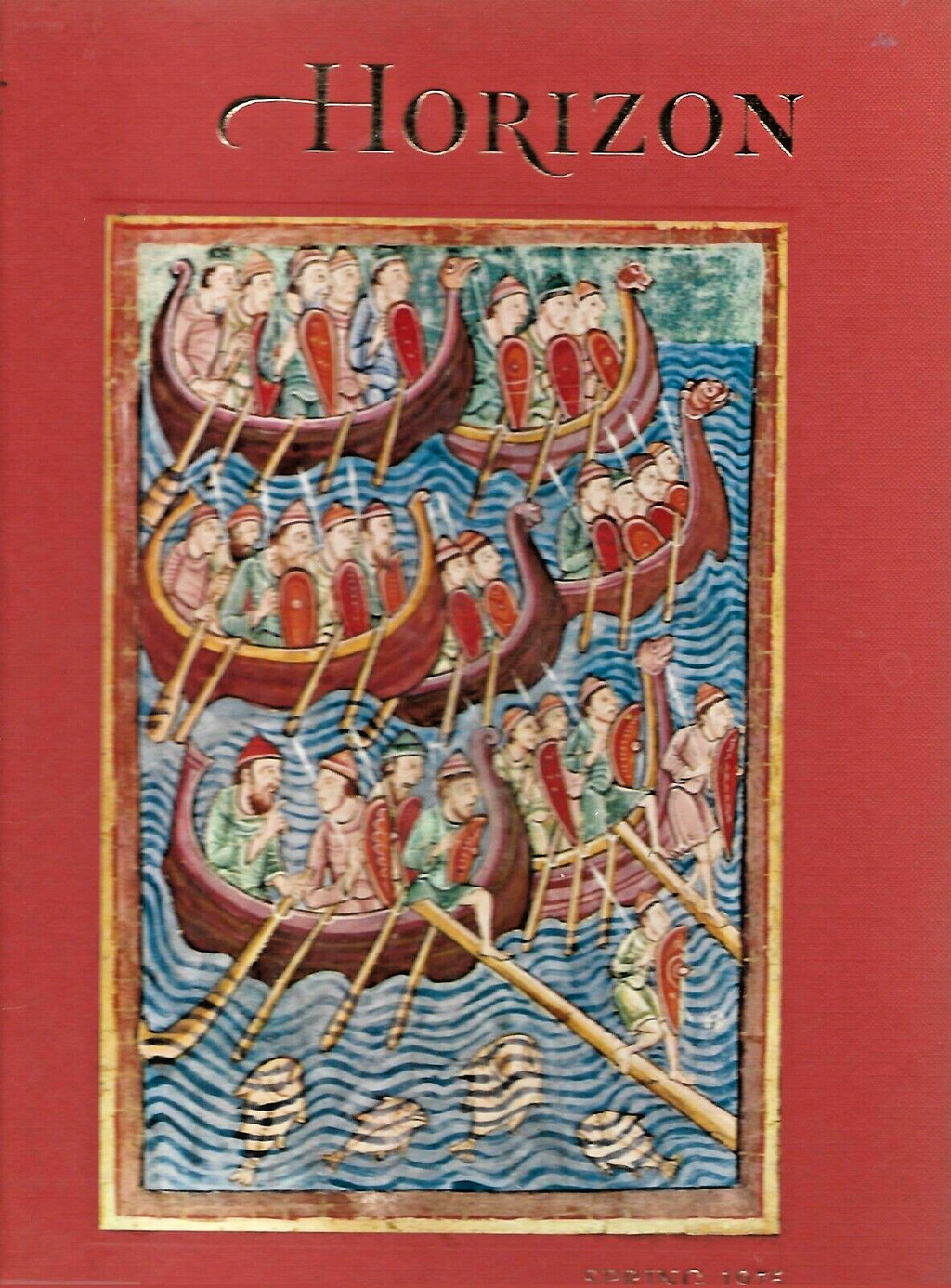5- HORIZON MAGAZINES H/C 1972/1976 SEE DETAILS SELLERS DESCRIPTION          B-13
