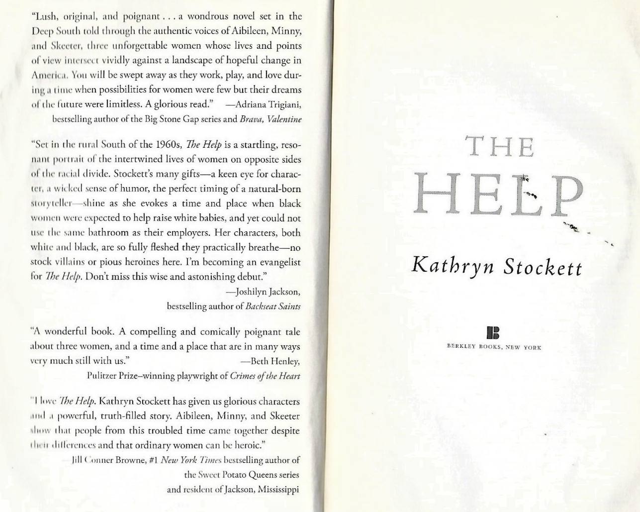 The Help - Paperback By Stockett, Kathryn                                    B-2