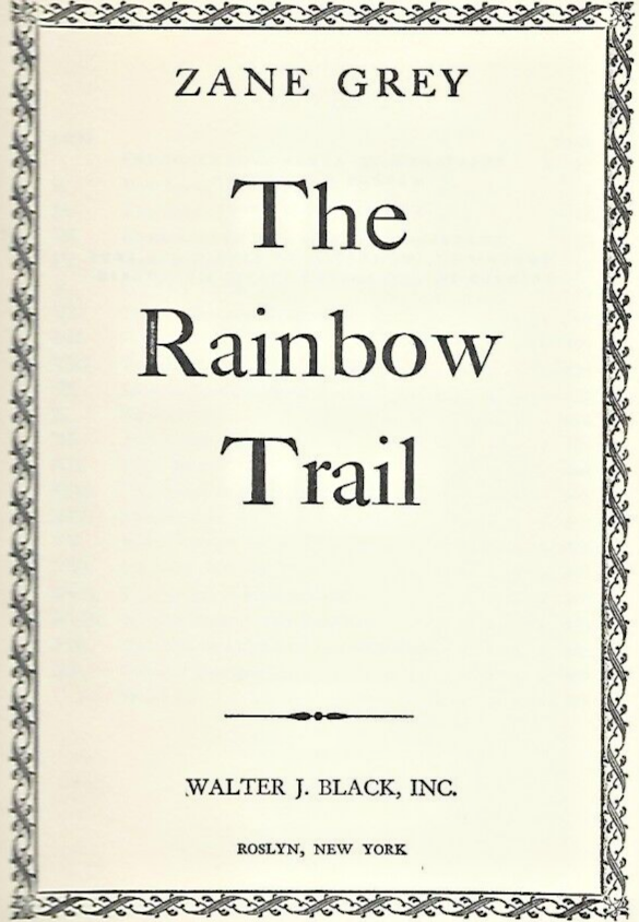 ZANE GREY BOOKS (4 ) H/C (See Sellers Descripton for Titles)                L-41