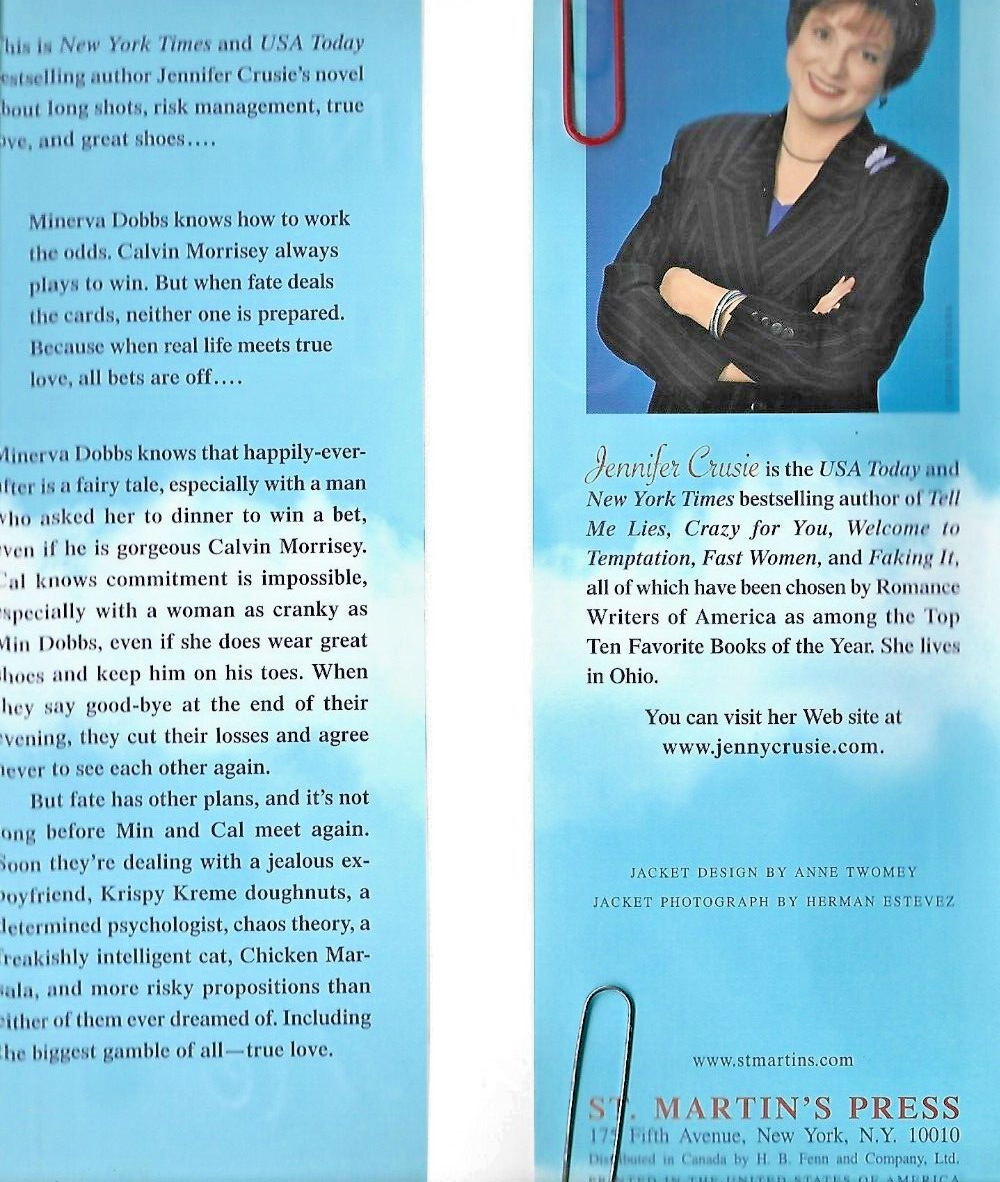 Bet Me 2004 HC 1st Edition by Jennifer Crusie "MINT CONDITION"              B-29