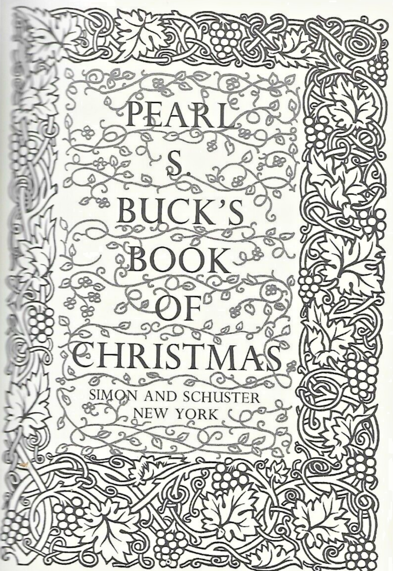 Book of Christmas 1974 HC by Pearl S Buck "VG"                              B-27