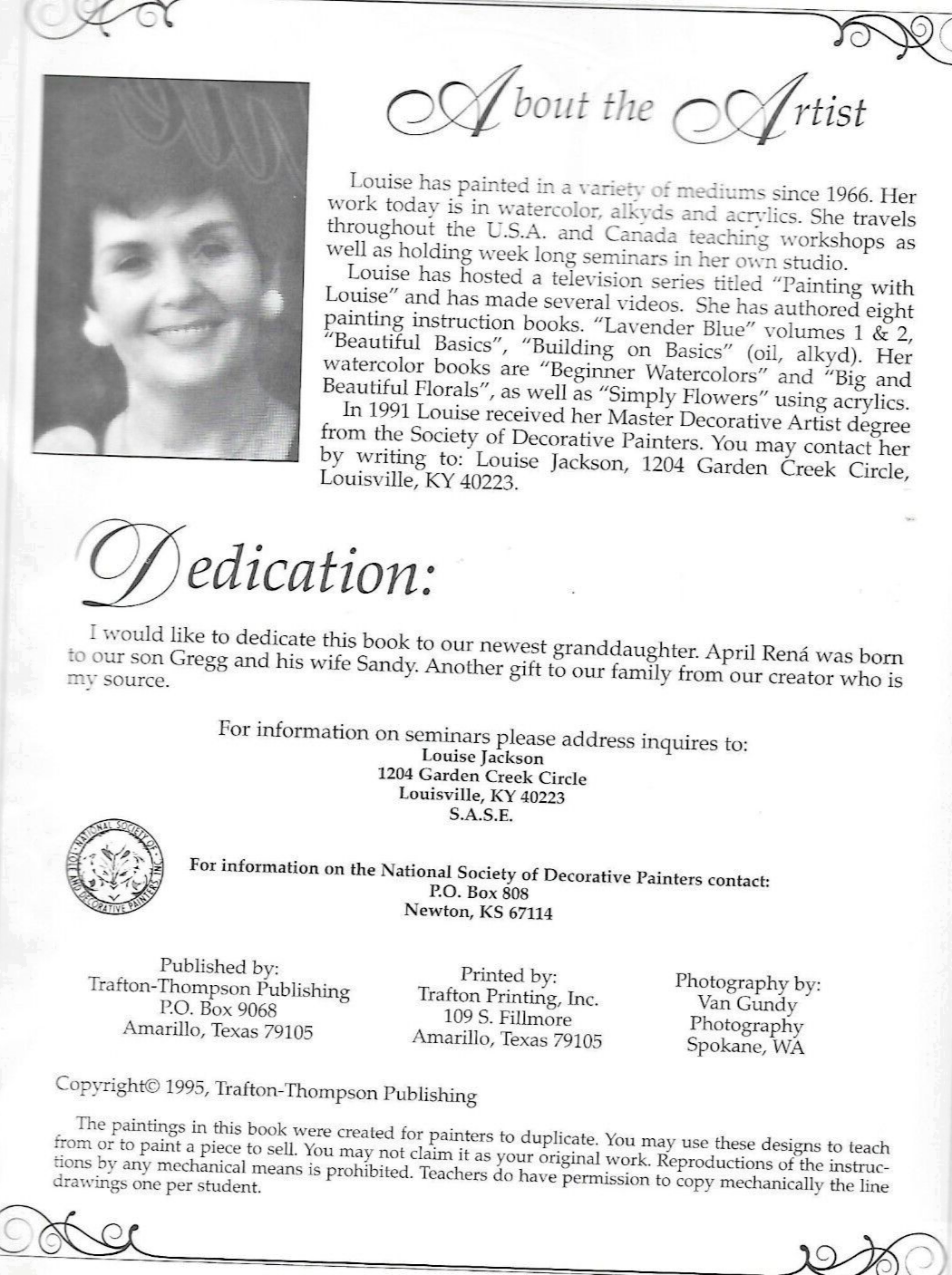 MELODY IN BLUE by Louise Jackson 1995 " LIKE NEW "                          B-18