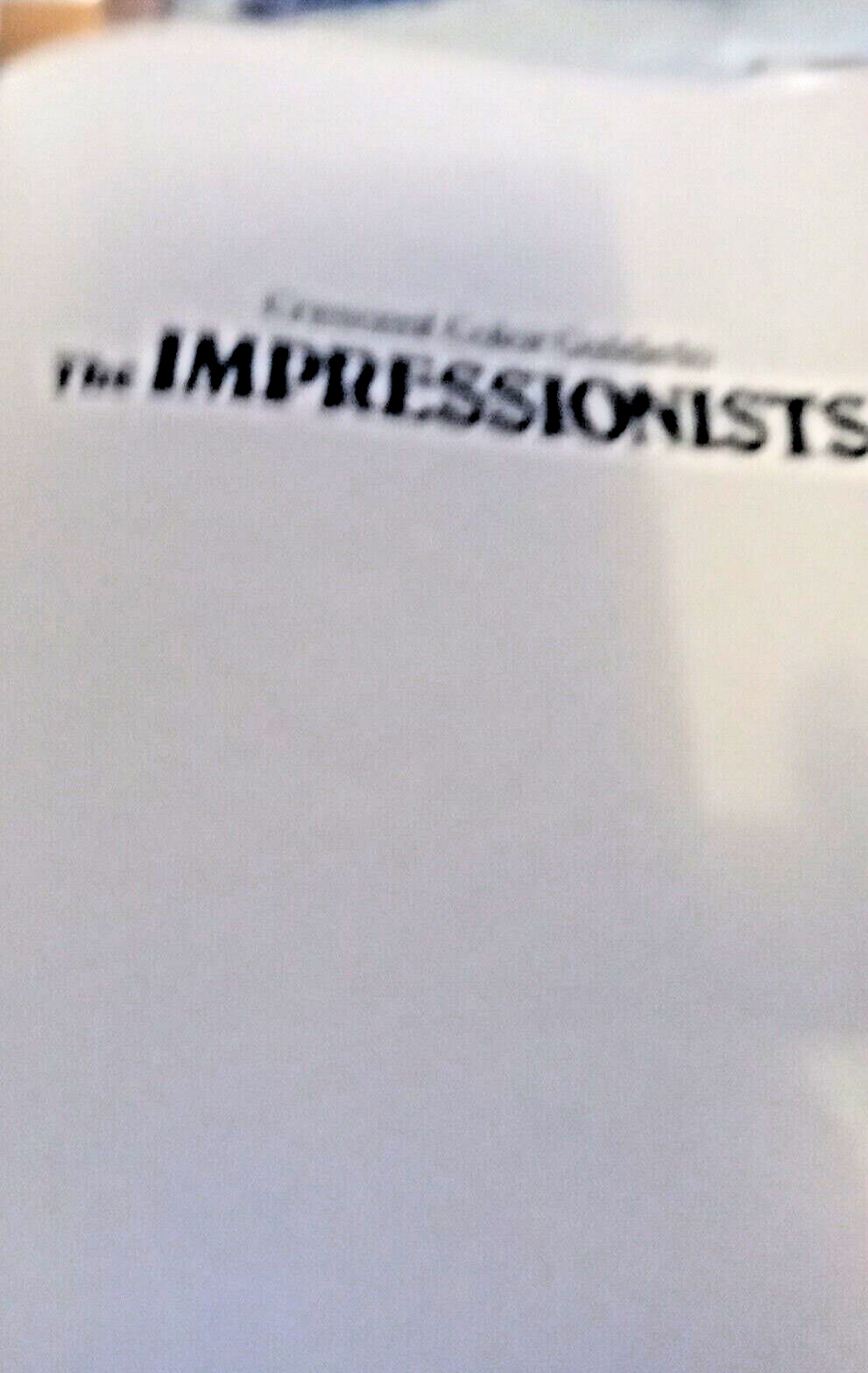 Cresent Color Guide to the Impressionists by Denis Thomas 1987 HC           B-9