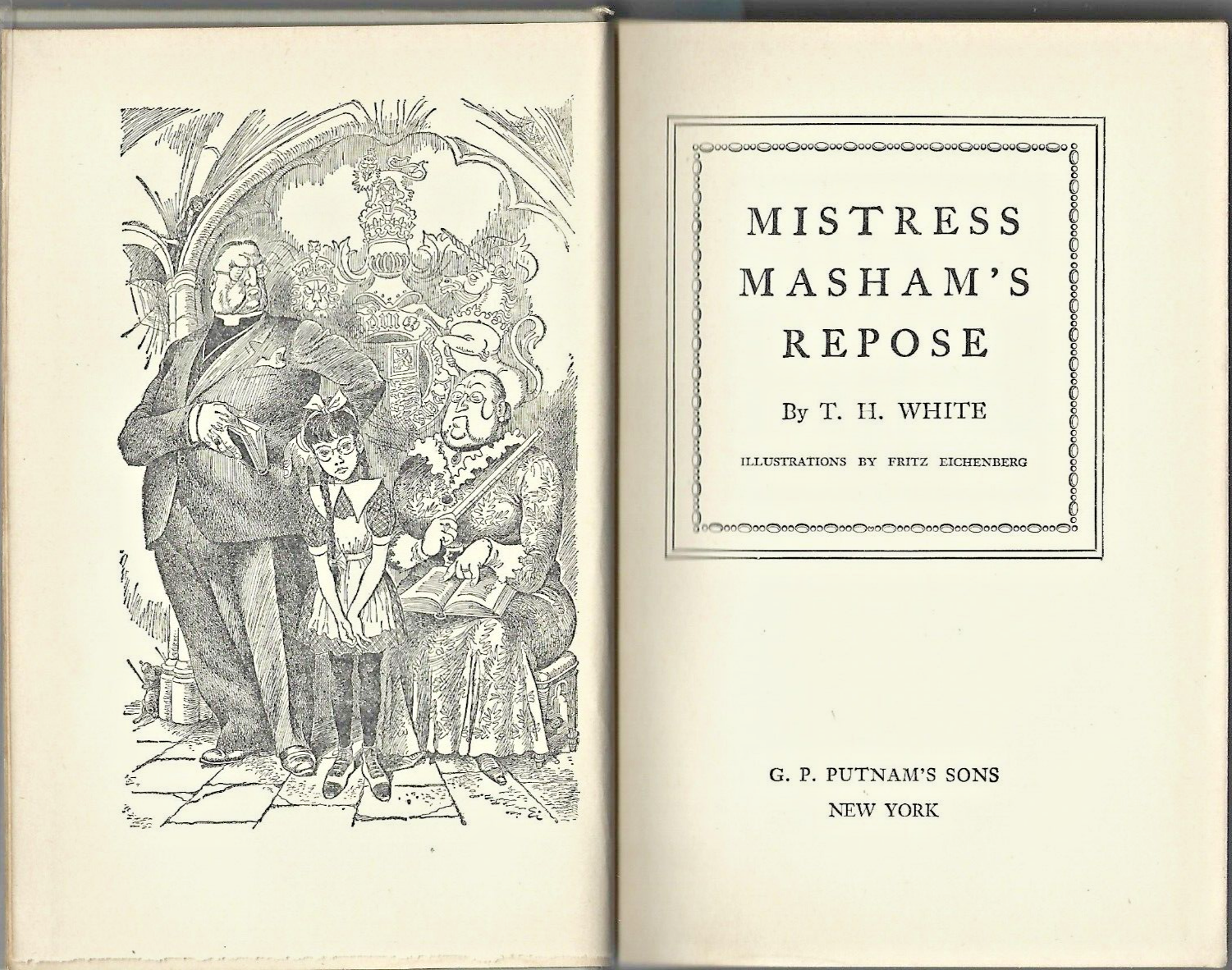 Mistress Masham's Repose by T.H. White 1946 H/C                              B-9