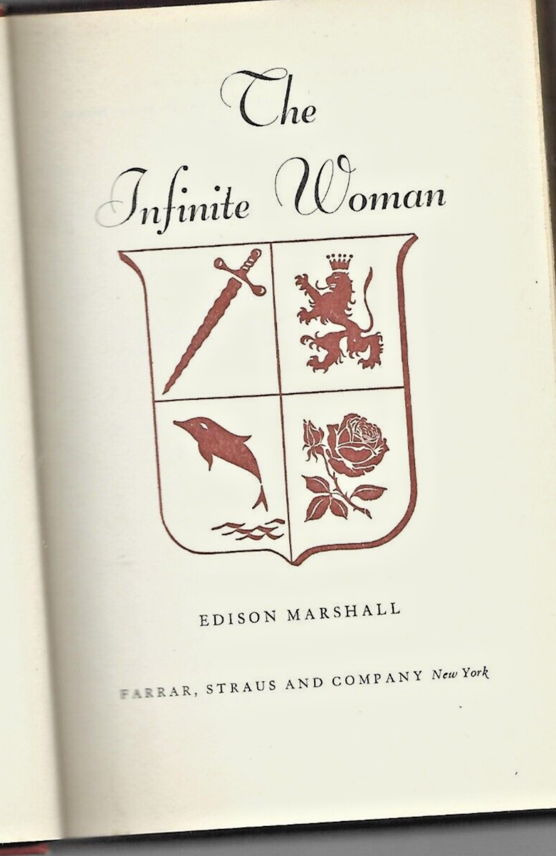 THE INFINITE WOMAN 1950 HC     B-10
