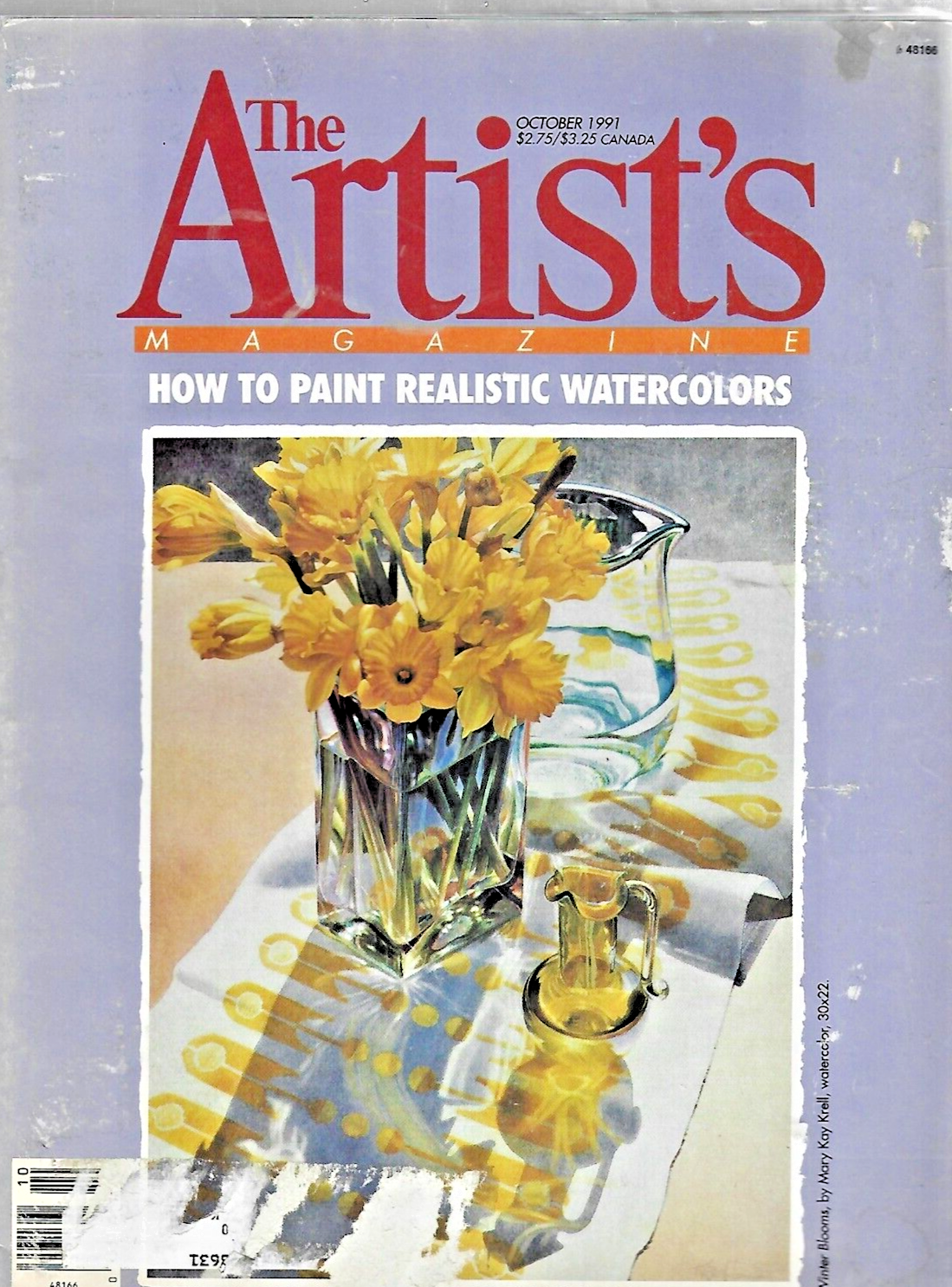 THE ARTIST'S MAGAZINE "10"1991 Magazines ( See Issues Below)   VG  B20