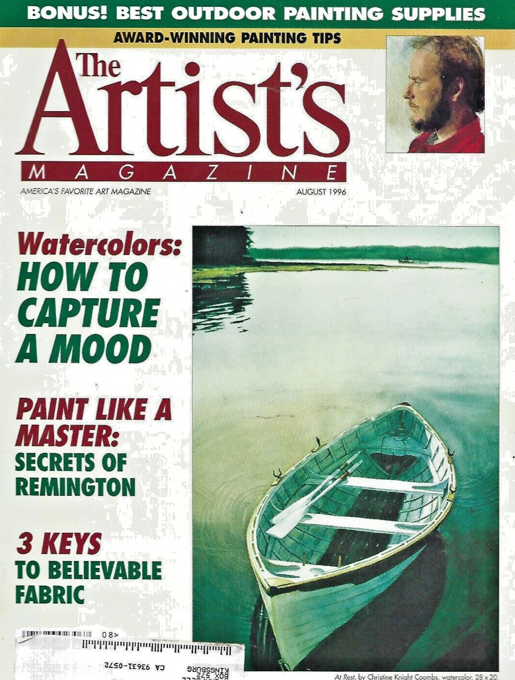 8 ARTIST'S MAGAZINES 1996 " JAN-APR-MAY-AUG-SEPT-OCT-NOV-DEC"                B13