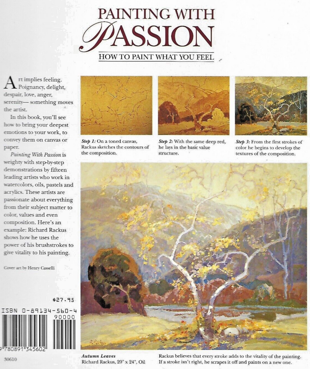 Painting With Passion by Carole Katchen 1994 HC   "MINT"                    B-24