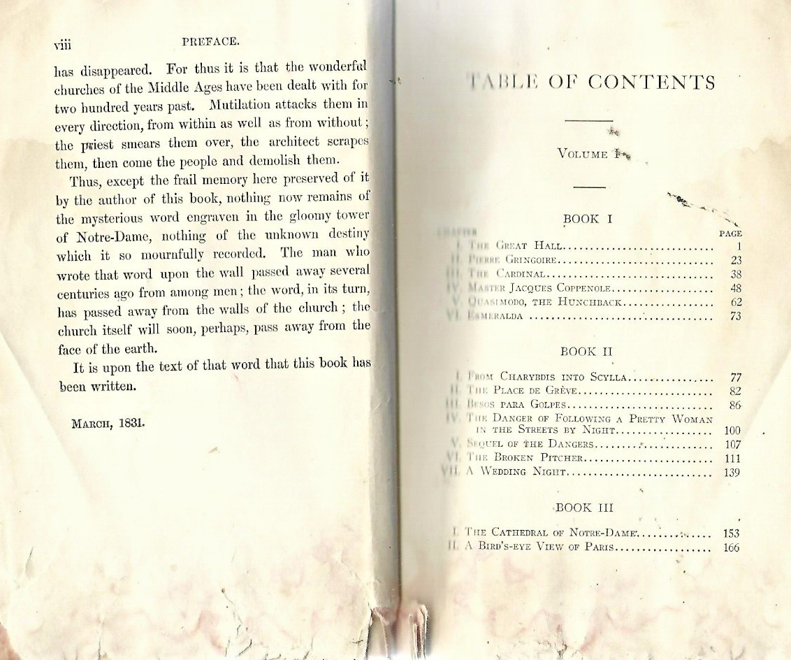 Hunchback of Notre Dame by Victor Hugo 1888 H/C                     BOX # 5